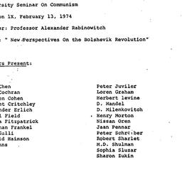 Minutes, 1974-02-13. Commun...