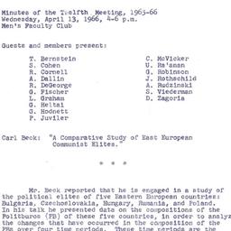 Minutes, 1966-04-13. Commun...