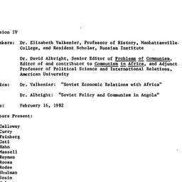 Minutes, 1982-02-16. Commun...
