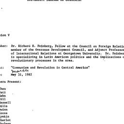 Minutes, 1982-03-31. Commun...