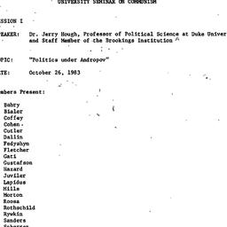 Minutes, 1983-10-26. Commun...