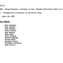 Minutes, 1984-04-25. Commun...