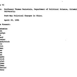 Minutes, 1981-04-29. Commun...