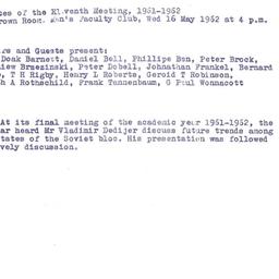 Minutes, 1962-05-16. Commun...