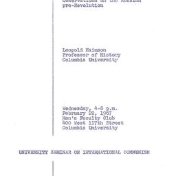 Minutes, 1967-02-22. Commun...