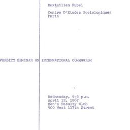 Minutes, 1967-04-12. Commun...
