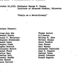 Minutes, 1971-10-20. Commun...