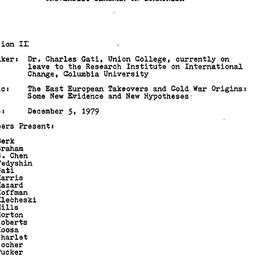 Minutes, 1979-12-05. Commun...