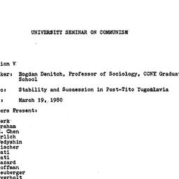 Minutes, 1980-03-19. Commun...