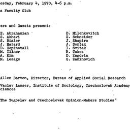 Minutes, 1970-02-04. Commun...