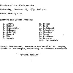 Minutes, 1969-12-17. Commun...