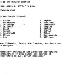 Minutes, 1970-04-08. Commun...