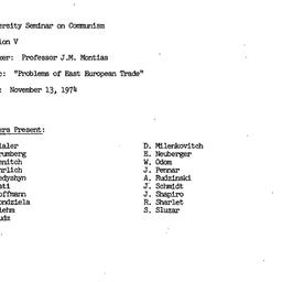 Minutes, 1974-11-13. Commun...
