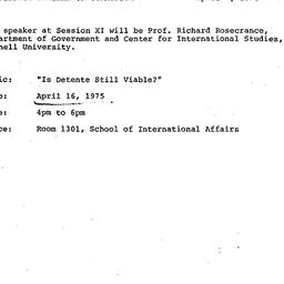 Announcements, 1975-04-04. ...
