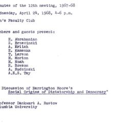 Minutes, 1968-04-24. Commun...