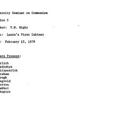 Minutes, 1978-02-15. Commun...