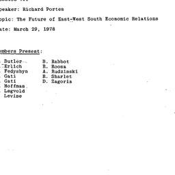 Minutes, 1978-03-29. Commun...