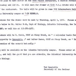 Announcements, 1976-04-05. ...