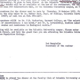 Announcements, 1975-11-03. ...