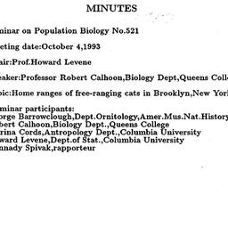 Minutes, 1993-10-04. Popula...