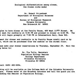 Announcements, 1983-10-03. ...