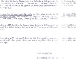 Announcements, 1977-03-07. ...