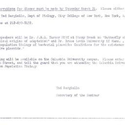 Announcements, 1977-04-04. ...