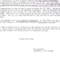 Announcements, 1977-01-03. ...