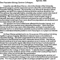 Correspondence, 1995-04-20....