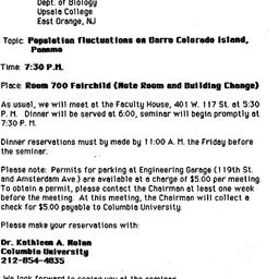Announcements, 1995-04-03. ...