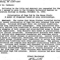 Correspondence, 1994-09-09....