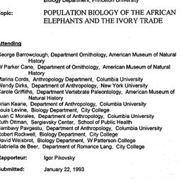 Minutes, 1992-12-07. Popula...