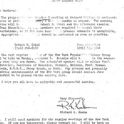 Announcements, 1974-09-23. ...