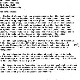 Correspondence, 1973-04-25....