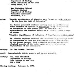 Minutes, 1973-01-08. Popula...