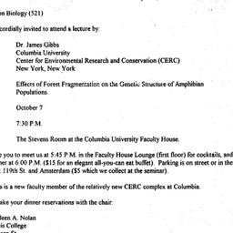 Announcements, 1996-09-20. ...