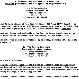 Announcements, 1984-12-03. ...