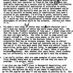 Minutes, 1990-03-14. Ethics...