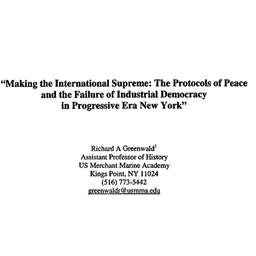 Speaker's paper, 2001-0...