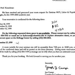 Correspondence, 2000-06-28....