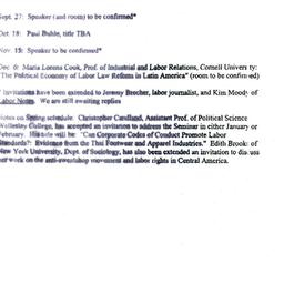 Announcements, 2000-08-11. ...
