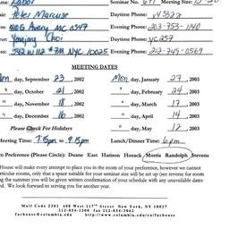 Correspondence, 2003-05-14....