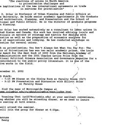 Announcements, 2002-12-09. ...