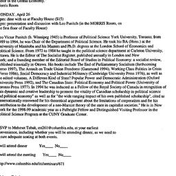Announcements, 1998-09-27. ...