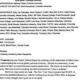 Minutes, 1999-04-26. Global...