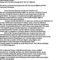 Announcements, 1999-03-08. ...