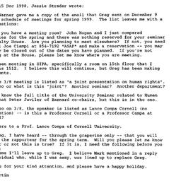 Correspondence, 1998-12-21....