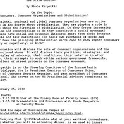 Announcements, 2002-02-19. ...
