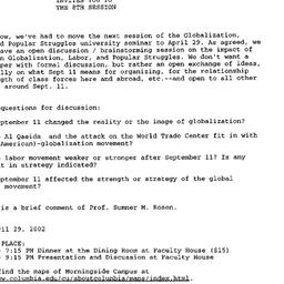 Announcements, 2002-04-24. ...