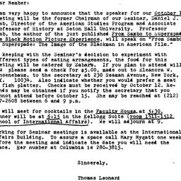 Announcements, 1975-10-04. ...